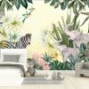 mural pared selva